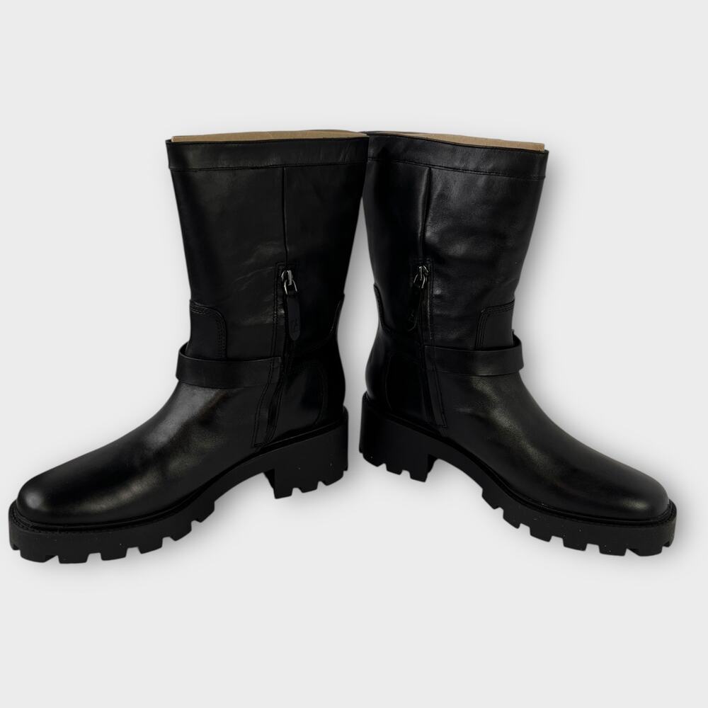 Franco Sarto Elle Lug Boot in Black Size 9.5 NEW - Picture 5 of 12
